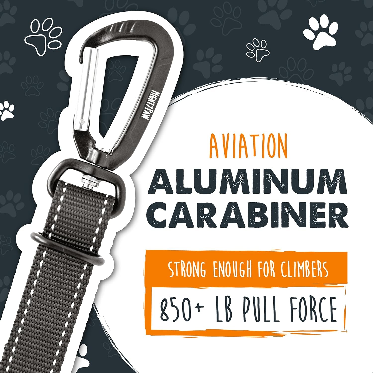 Dog Safety Seat Belt | Premium Pet Restraint Made with Durable Seatbelt Material and All-Metal Hardware, Adjustable Length, Exceeds Safety Standards for Secure Travel